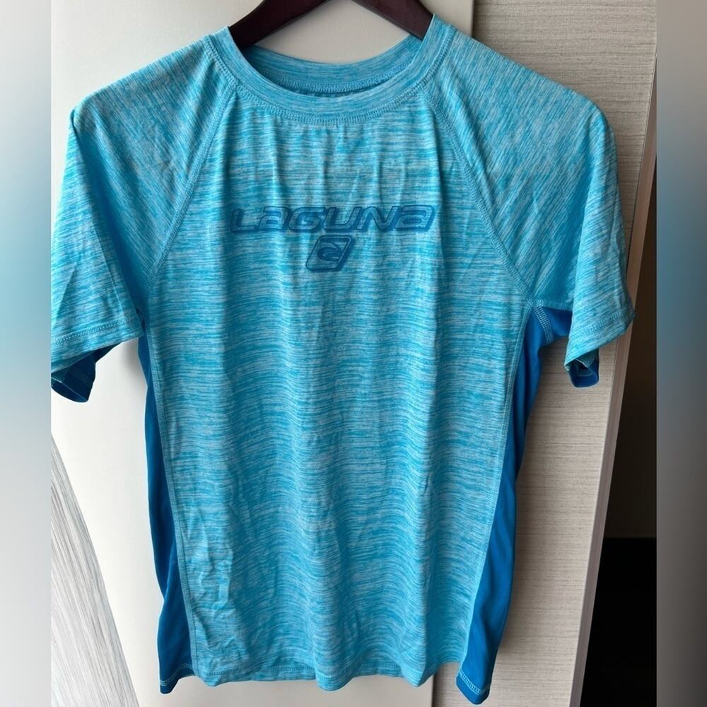 Laguna Boys Rash Guard Swim Shirt Sz Xl 18/20 Blue
